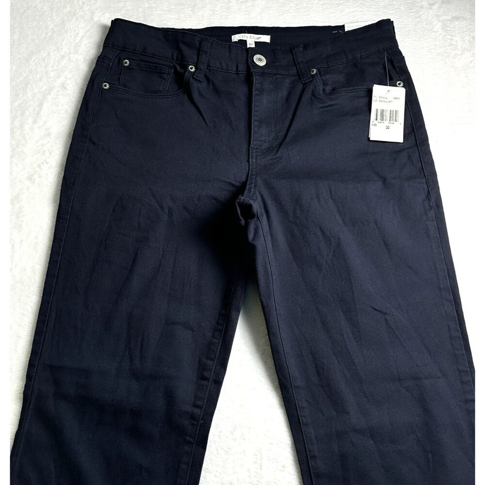 STS Blue Mandy Womens Bootcut Pants Navy 30 NWT Mid Rise Stretch Chino Pants - Picture 2 of 10